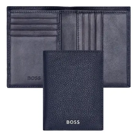 Porte-cartes Double Classic Grained